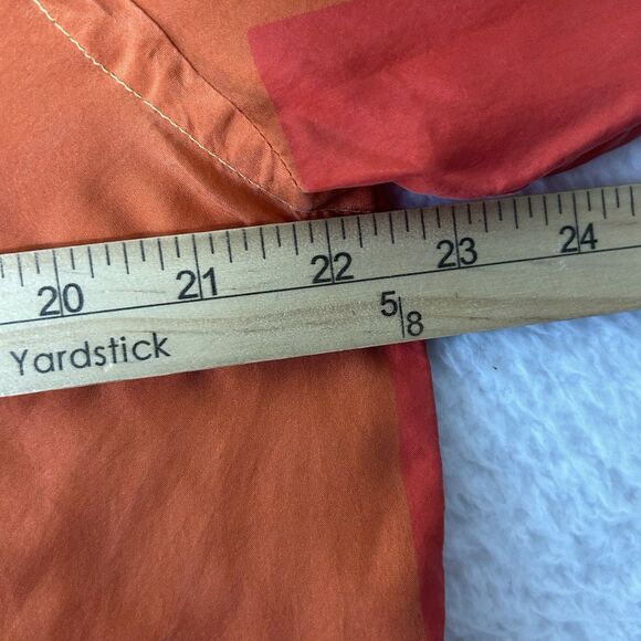 Isaac Mizrahi Women’s S 100% Silk Pink Colorblock Button Up Long Sleeve Blouse - Picture 7 of 7